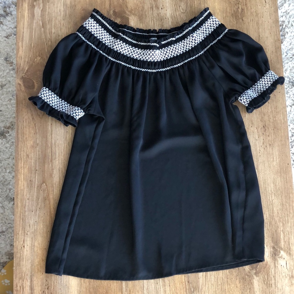 Express off the shoulder shirt